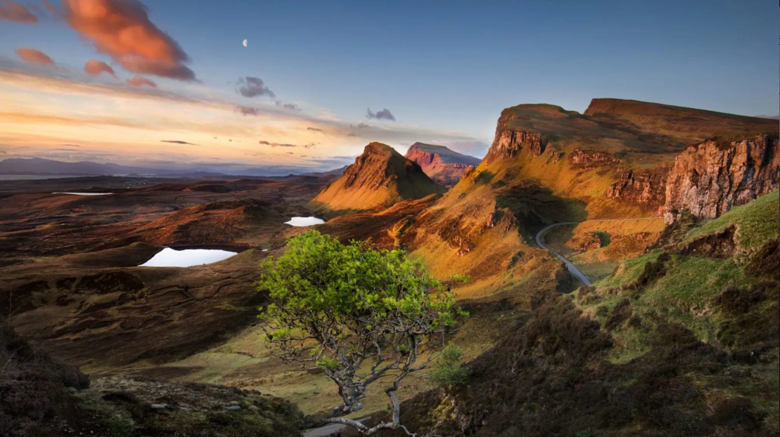 The Trotternish landslide complex on the Isle of Skye in Scotland - The ...