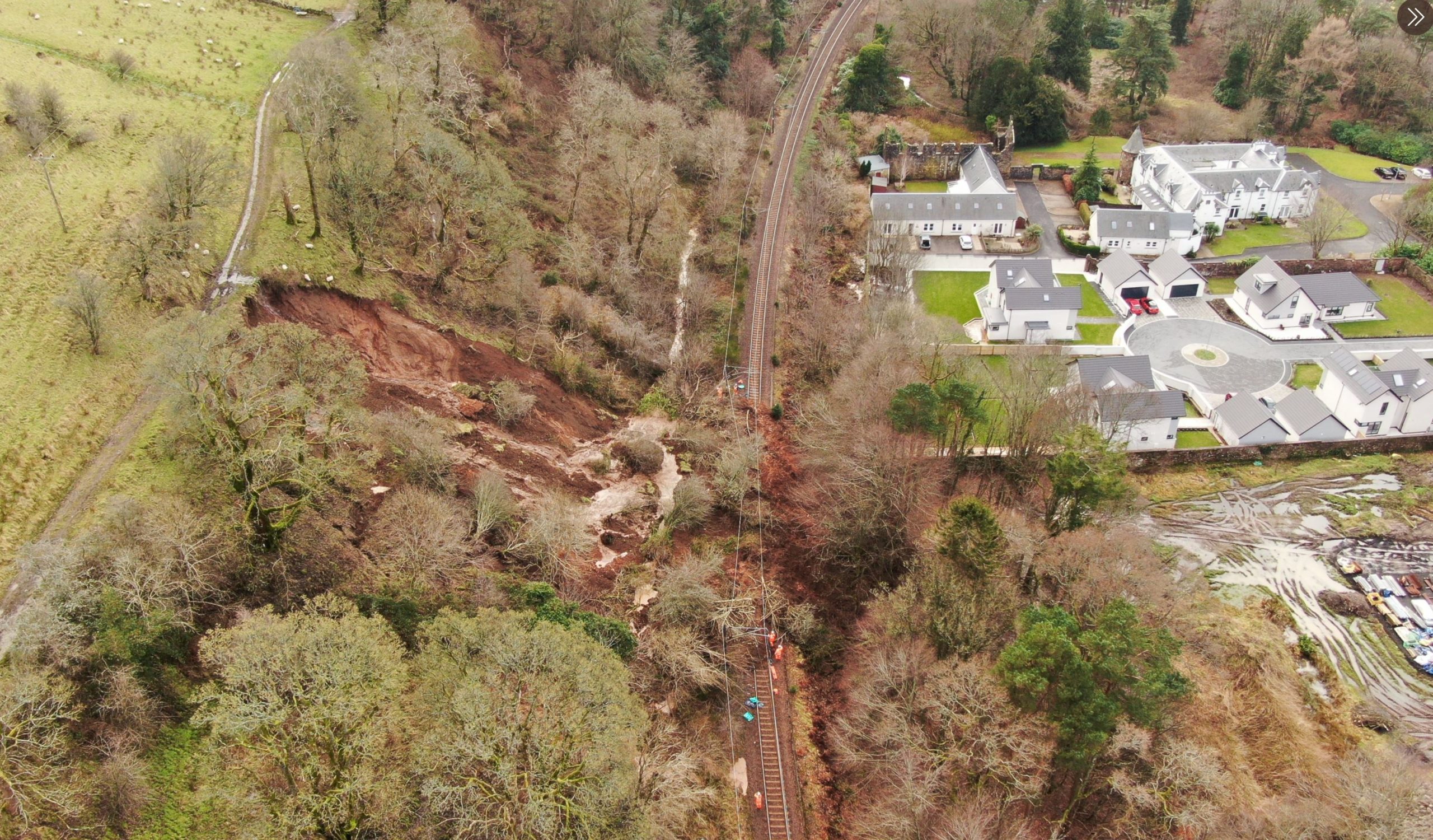 The landslide at Southannan