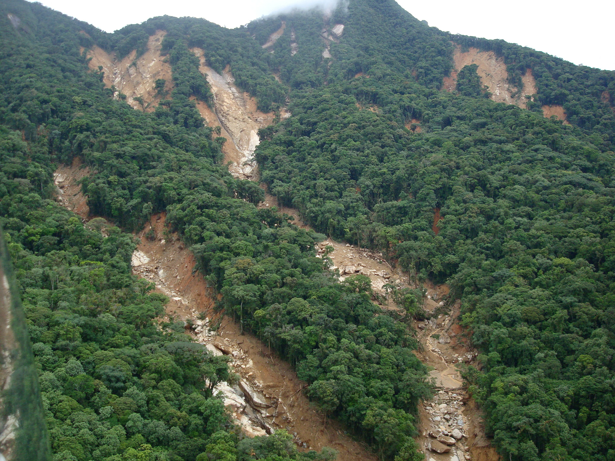 Multiple landslides triggered by the March 2011 rainfall event at Antonina and Morretes in Brazil