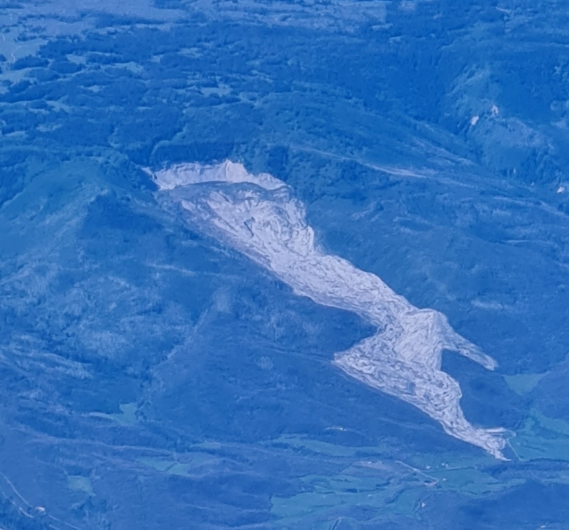 The West Salt Creek landslide in Colorado