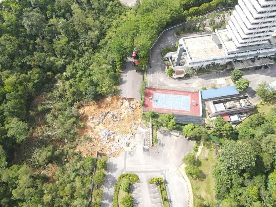 The 25 April 2023 landslide at Bukit Tungu in Malaysia. 