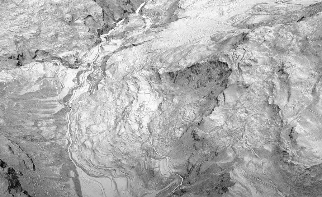 A pre-failure Lidar image of the aftermath of the 15 June 2023 landslide at Brienz-Brinzauls in Switzerland.
