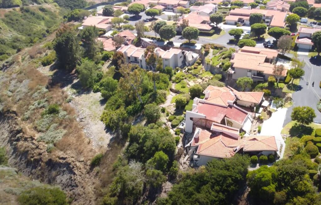 The Rolling Hills Estates Landslide In California The Landslide Blog   23 07 RHE 1 1024x653 