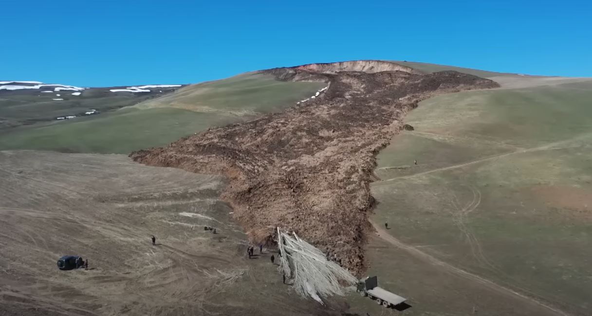 The 22 March 2023 landslide at Karl-Marx in Jalpak-Tash rural municipality in Kyrgyzstan.
