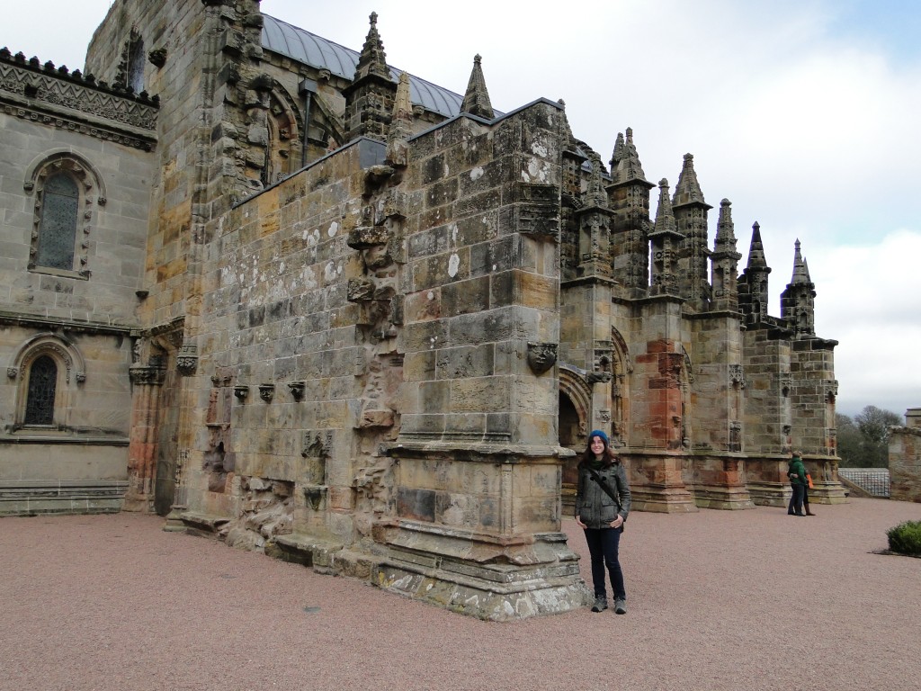 Standing on the south side of the chapel