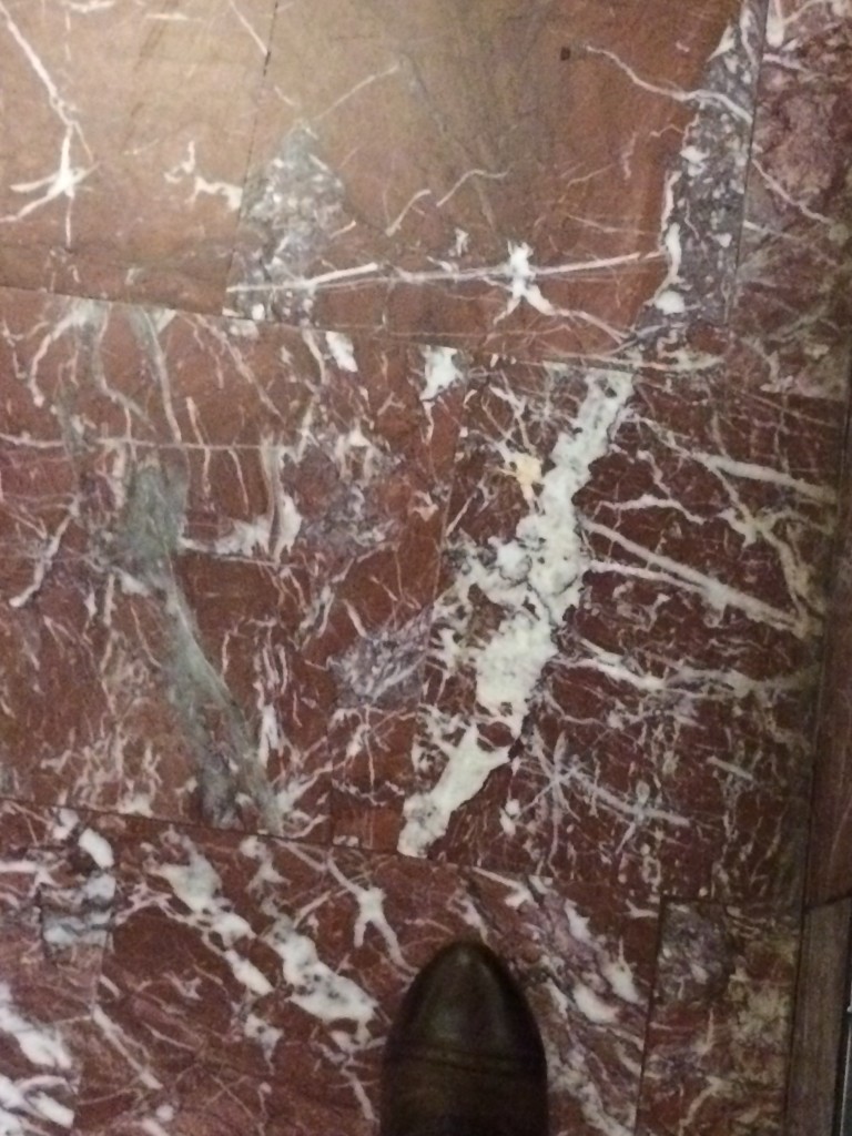 Veins in the marble