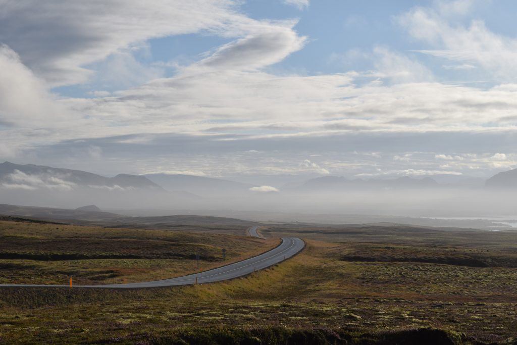 On the way to Þingvellir