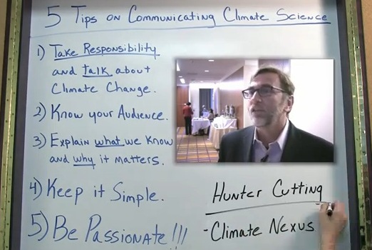 AGU Video: Speak up about climate change, science communicators say