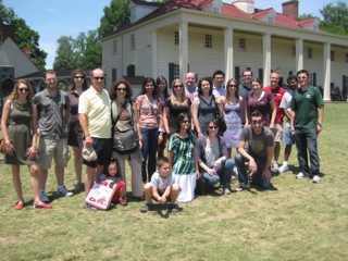 2012 AMS Summer Policy Colloquium attendees at Mount Vernon