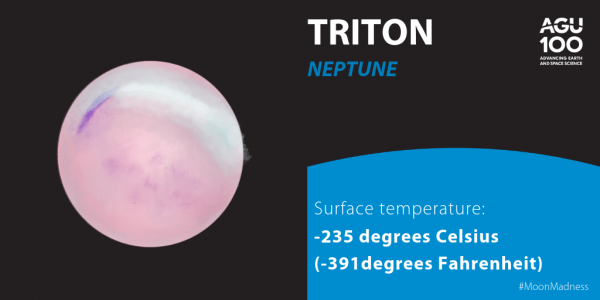 Triton moon of Neptune