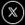 X social media icon.