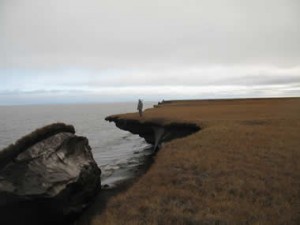 Alaskan coastal erosion (USGS).