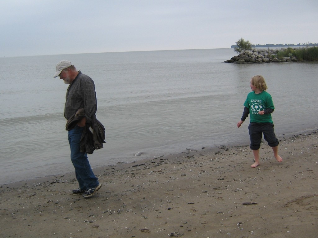 Picture max & dad lake erie