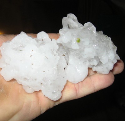 The Hail Friday was Quite Varied In Shape/Size