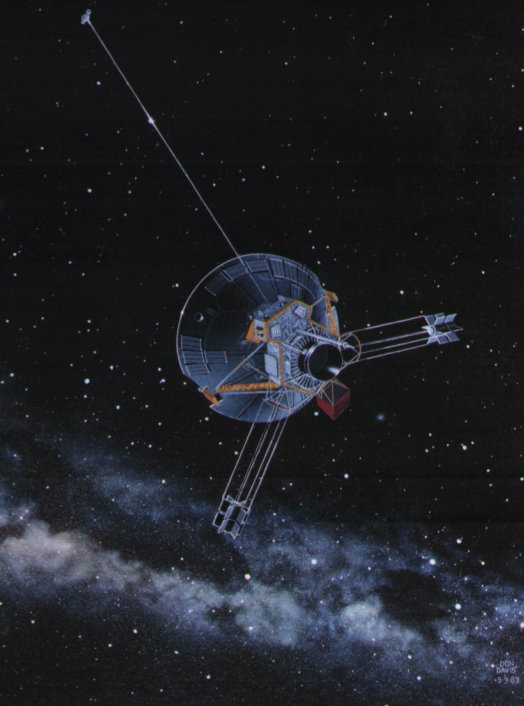Pioneer 10 Jupiter Noir Brant Fév 25,1974 Wsmr Housse #31 De 500 Espace Housse 