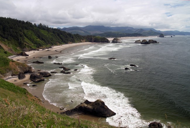 View From Ecola St. Park Near Cannon Beach, OR  (Dans pic)