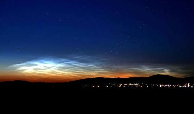 Noctilucent Clouds credit NASA/Veres Viktor