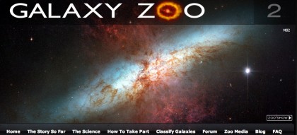 Click the image to go to Galaxy Zoo and start classifying galaxies!