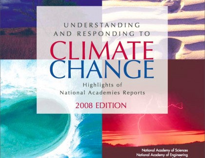 Some real science from the National Academies. Click to read it. It is a very good summary of what is currently known about climate change.