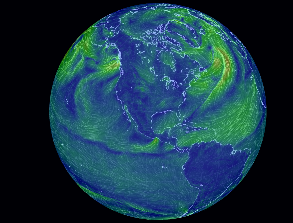 Global Winds in Real Time - Dan's Wild Wild Science Journal - AGU  Blogosphere