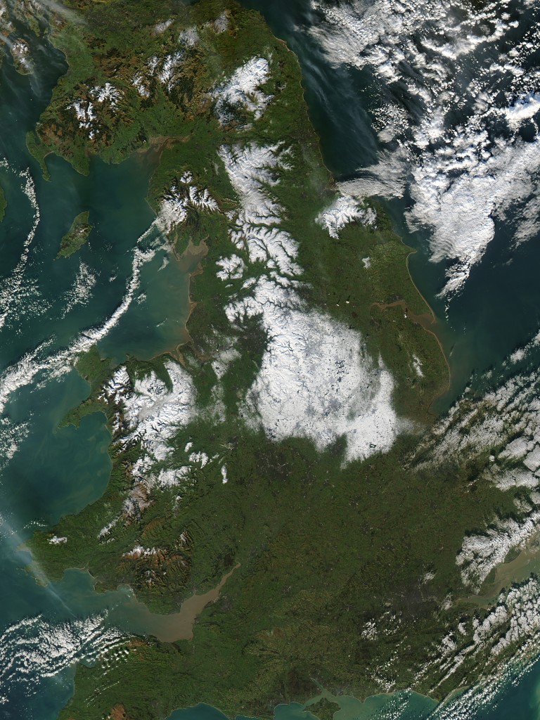 NASA Aqua Satellite image taken 28 Dec. 2014