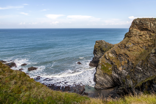 This is your first clue. Dan's photo of the coast of Cornwall in the UK.