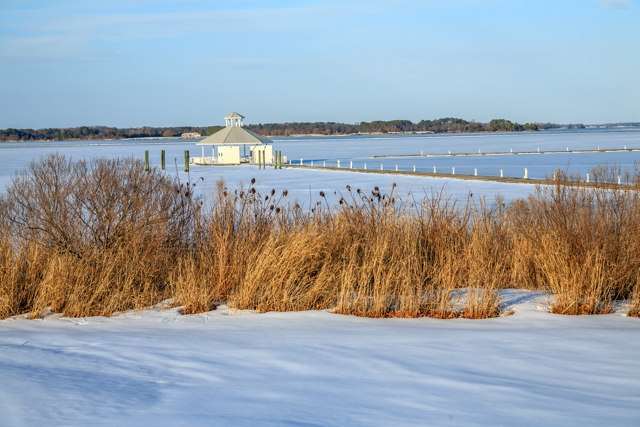 Rivers do strange things when the air gets colder than 0C. Dan's pic of the Choptank River in Maryland in February.