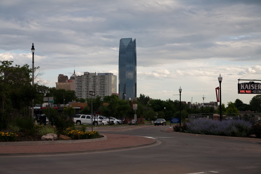 The Devon Tower is Oklahoma's tallest building. It would likely survive a major earthquake but would the businesses inside?