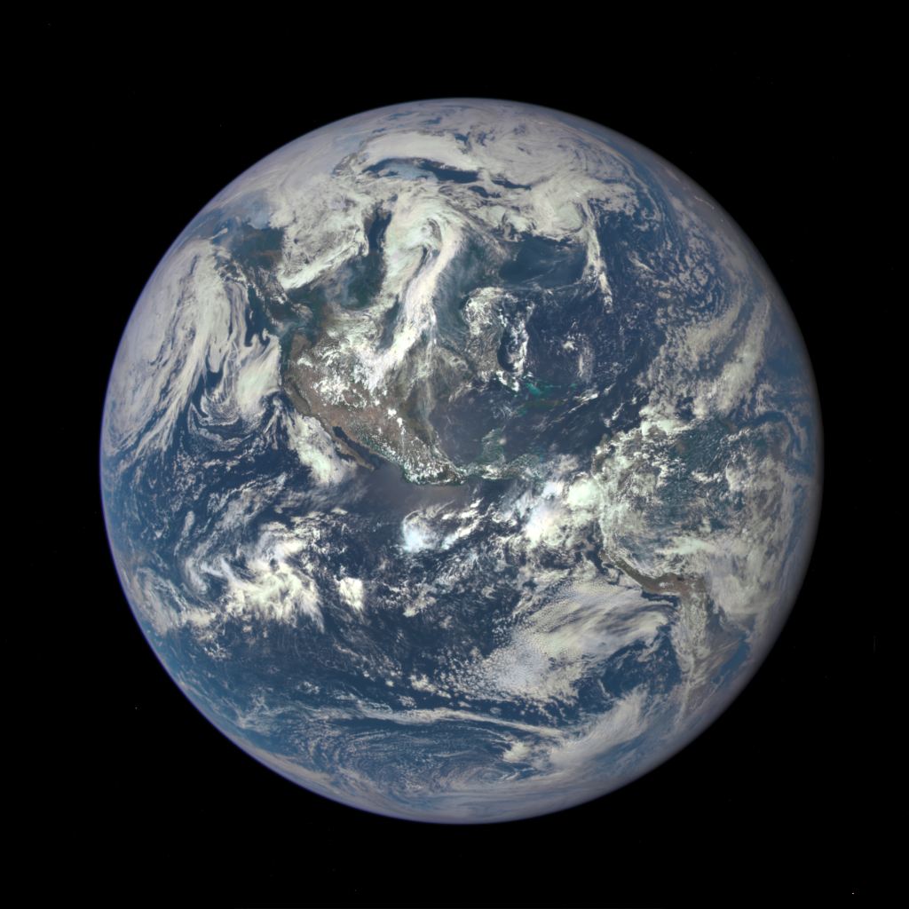 Earth from the Deep Space Climate Observatory.