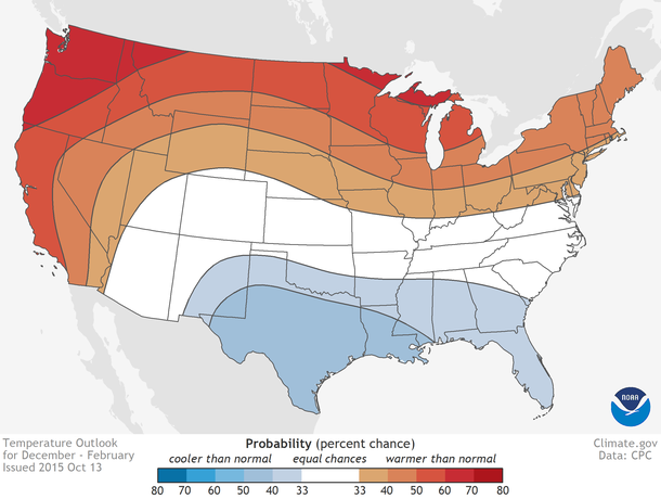 NOAA Temp. outlook for this winter.