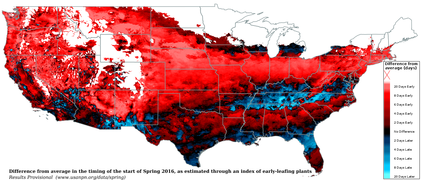 Did Your Spring Come Early?? Dan's Wild Wild Science Journal AGU