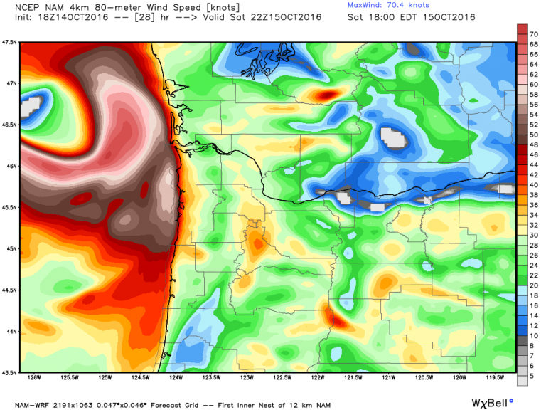 Hurricane Force Winds Coming to Oregon/Washington Dan's Wild Wild