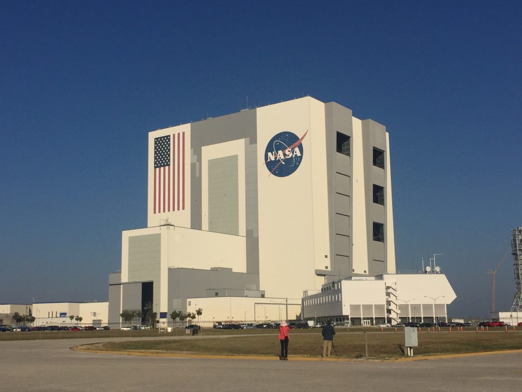 The VAB is where the Apollo Moon rockets and the Space Shuttles were put together for launch.