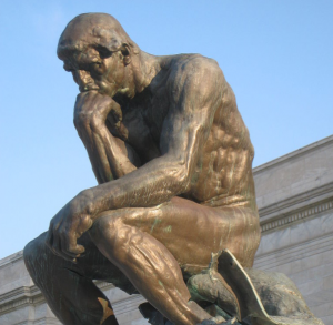 The Thinker by Rodin at the Cleveland Museum of Art.