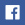 Facebook social media icon.